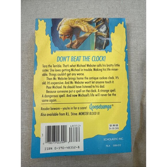 Goosebumps #28 The Cuckoo Clock of Doom. Paperback by R.L. Stine. New. - Picture 2 of 4